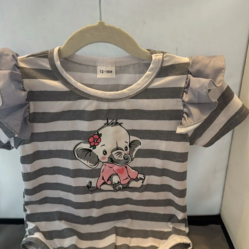Adorable Elephant‎ Baby Outfit size 12-18m